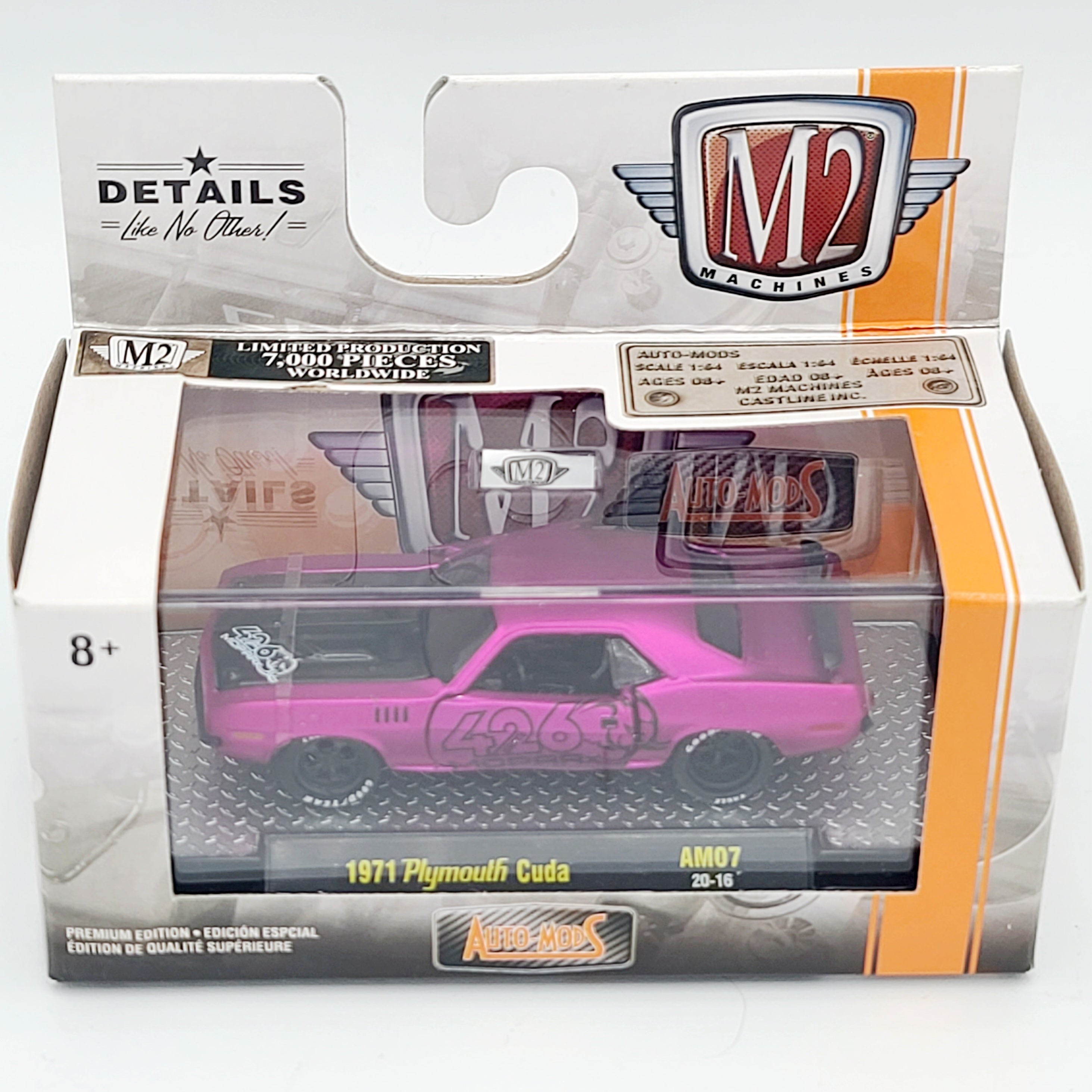 M2 Machines '71 Plymouth Cuda - 1:64 (2020 Auto-Mods Rel. 7)